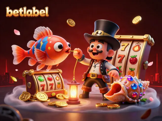 Experience the thrill of betlabel with animated casino characters and dynamic slot elements.